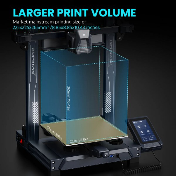 3D FDM tiskalnik Elegoo Neptune 4 500mm/s, 225*225*265mm, 11x11 leveling