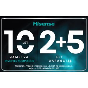 Zagotovi si 5 let garancije ob spletni registraciji izdelka
