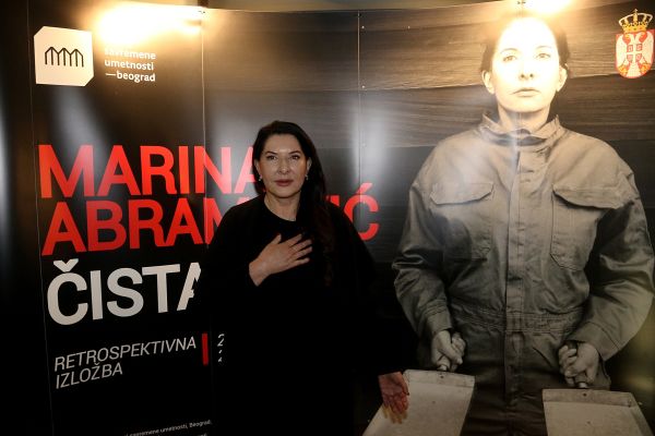 Ko namesto platna spregovori telo: Marina Abramović v Beogradu