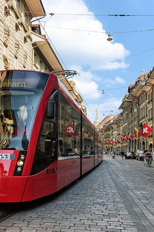 Utrinki s sprehoda po švicarskem Bernu