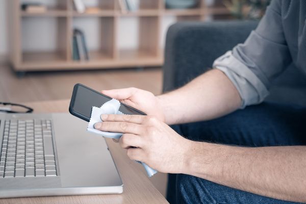 Zdaj, ko si znamo umiti roke, se naučimo razkužiti še telefon