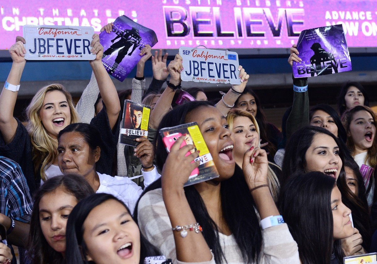 Bieber fans