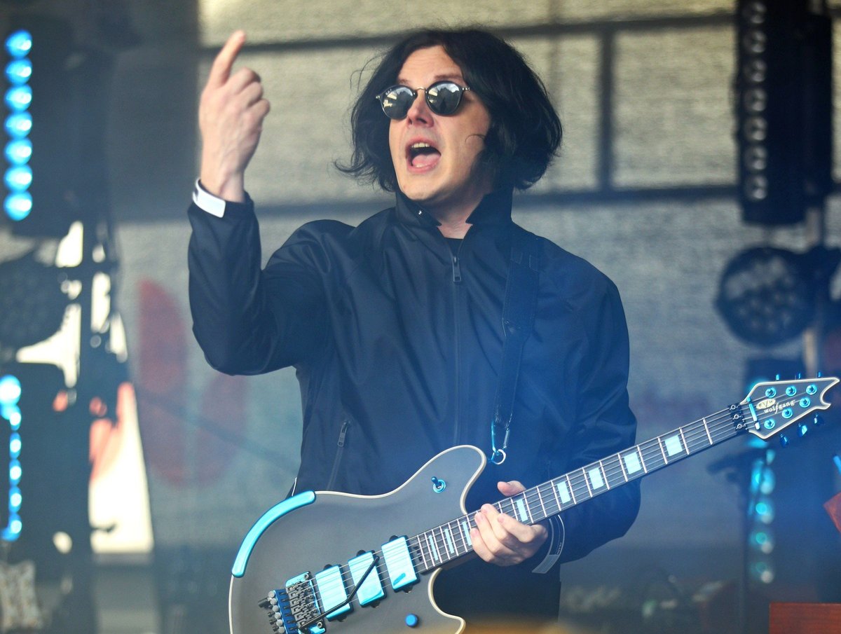 Jack White na koncertu v Londonu