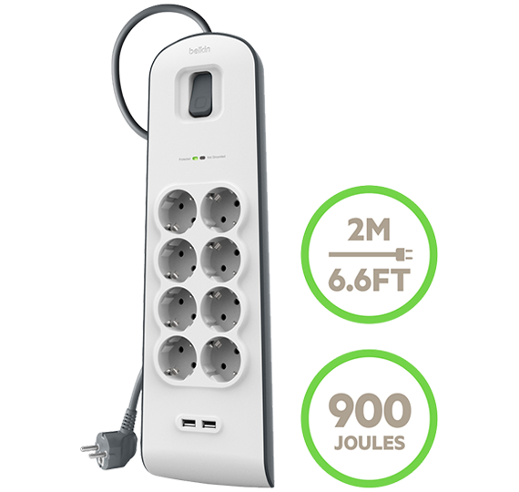 Prenapetostna zaščita Belkin BSV804VF2M