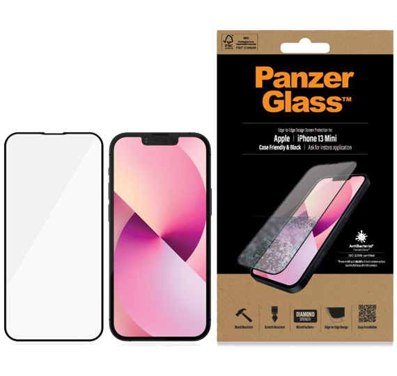 Panzerglass iPhone 13 mini CF/AB/BL