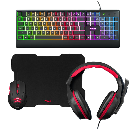 Trust gaming set Ziva 4-v-1