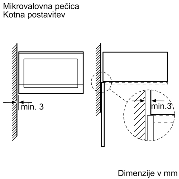 Vgradna mikrovalovna pečica Bosch BFL554MB0