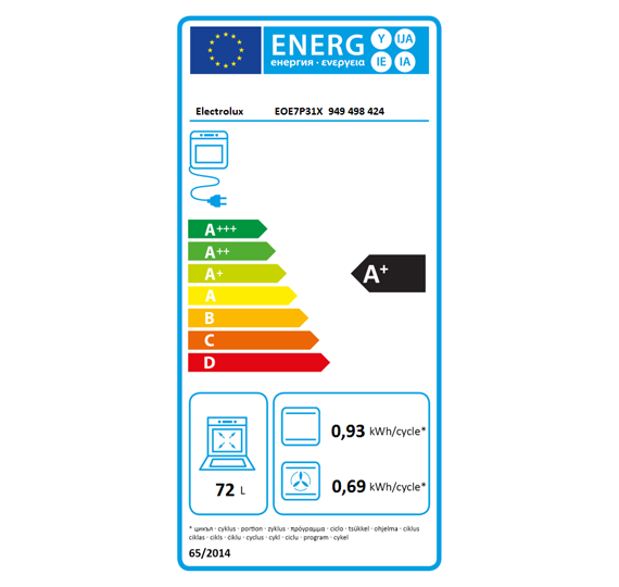 Vgradna pečica Electrolux EOE7P31X