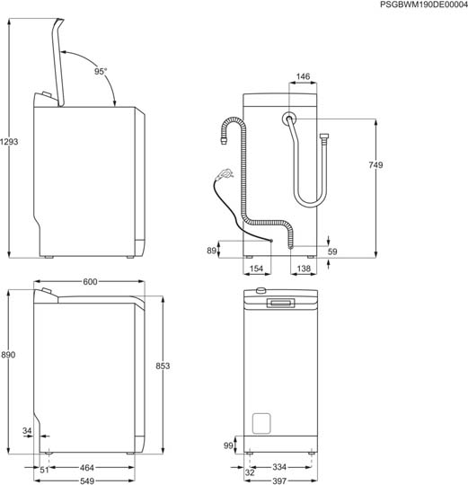 Pralni stroj Electrolux EW6TN4261