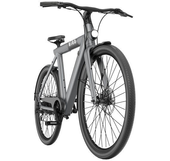 Električno kolo Bird Bike A FRAME Granitno siva