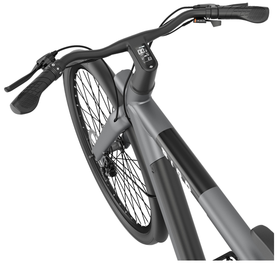 Električno kolo Bird Bike A FRAME Granitno siva