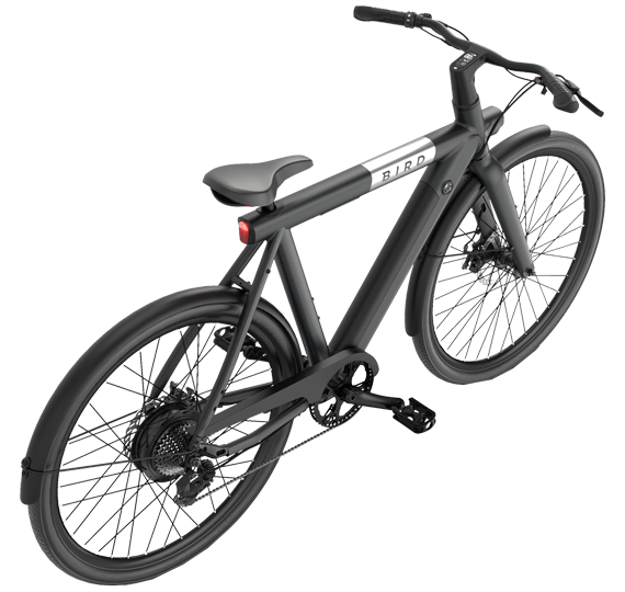 Električno kolo Bird Bike A FRAME črn