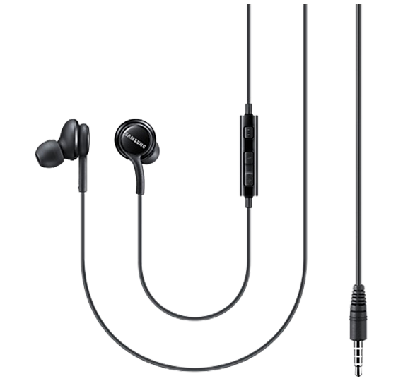 Samsung žične slušalke 3.5 mm črne