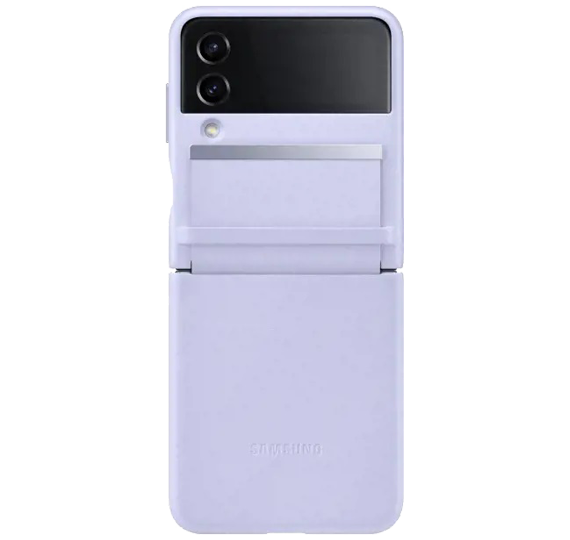Ovitek Samsung Galaxy Z Flip4 flap leather cover serene purple