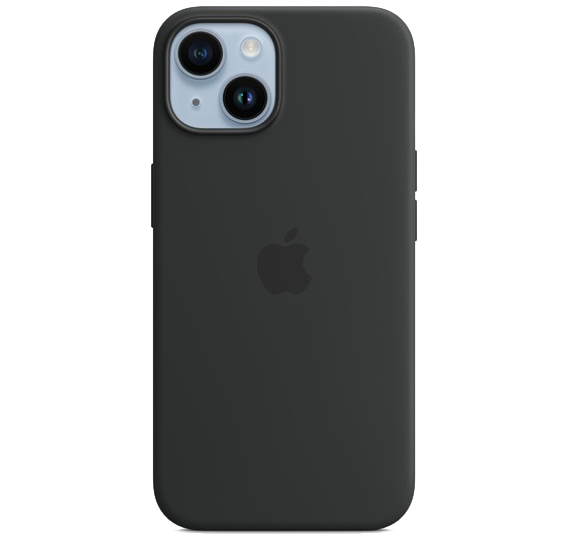 Ovitek iPhone 14 silikon Midnight