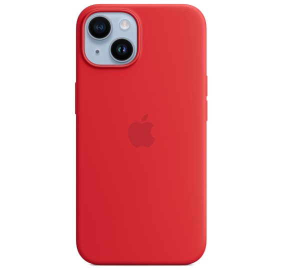 Ovitek iPhone 14 silikon Red