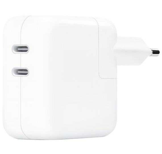 Polnilnik Apple Adapter Dual Usb-C Port Power 35W