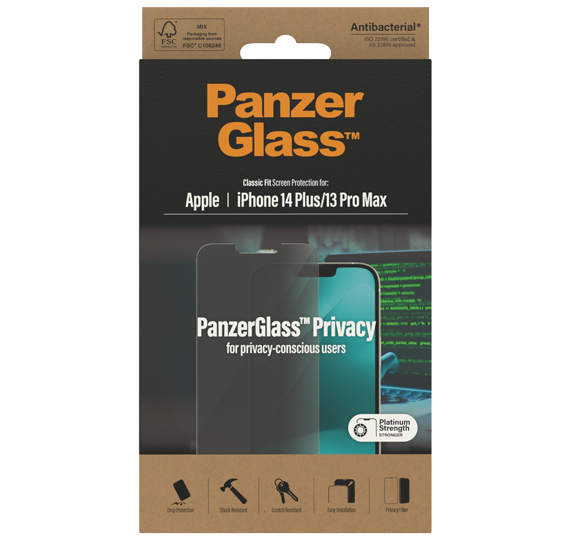 Zaščitno steklo Panzerglass iPhone 14 Plus/13 Pro Max Privacy Ab