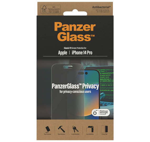 Zaščitno steklo Panzerglass iPhone 14 Pro Privacy Ab