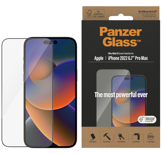 Zaščitno steklo Panzerglass iPhone 14 Pro Max Uwf Ab