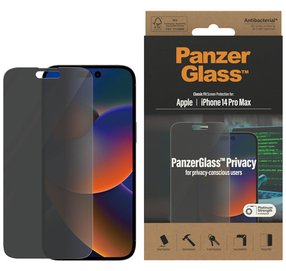 Zaščitno steklo Panzerglass iPhone 14 Pro Max Privacy Ab