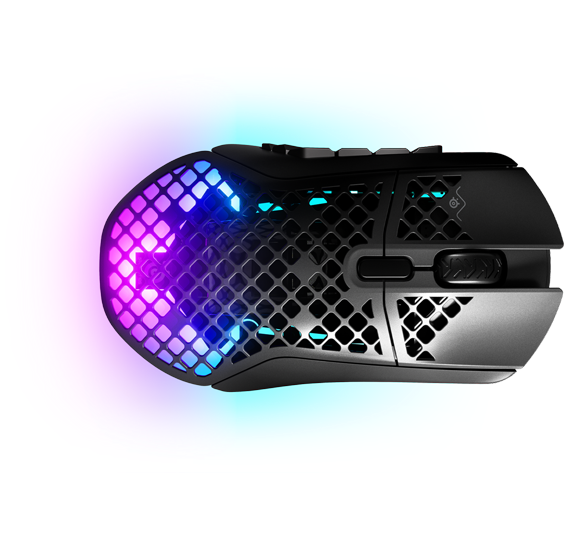 Steelseries brezžična gaming miška Aerox 9 črna
