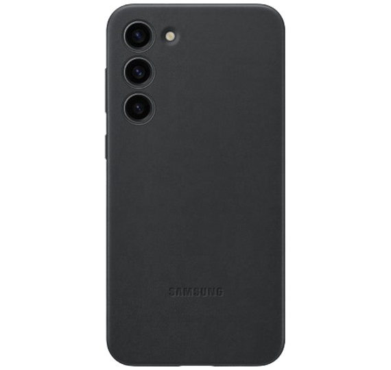 Ovitek Samsung Galaxy S23+ Leather Case črn
