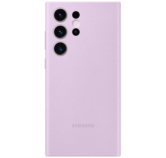 Ovitek Samsung Galaxy S23 Ultra Silicone Case vijoličen