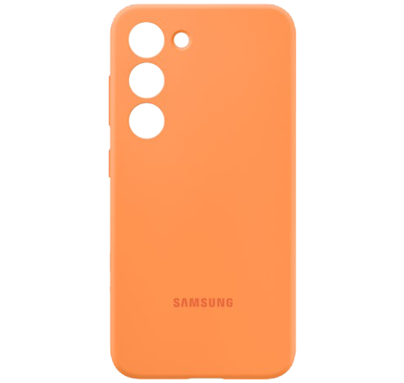 Ovitek Samsung Galaxy S23 Silicone Case oranžen