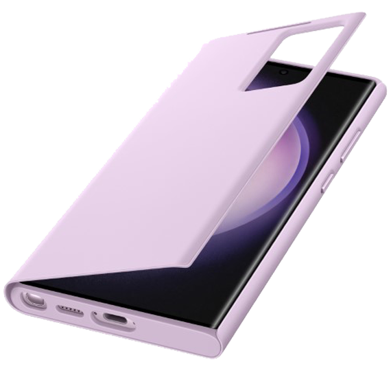 Preklopna torbica Samsung Galaxy S23 Ultra vijolična