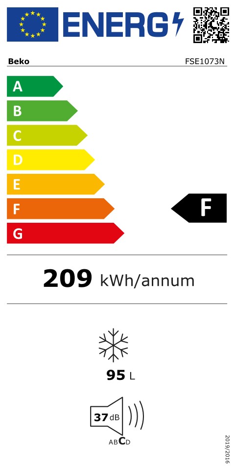 Zamrzovalna omara Beko FSE1073N