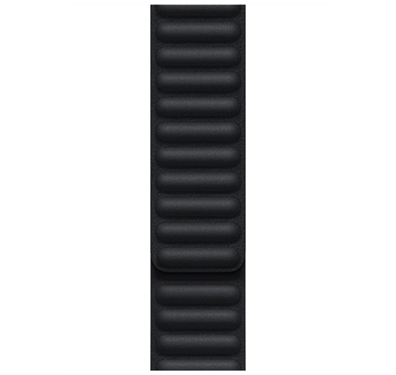 Pašček Apple Watch 45mm Band: Midnight Leather Link - M/L