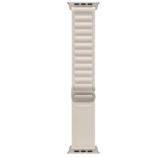 Pašček Apple Watch 49mm Band: Starlight Alpine Loop M