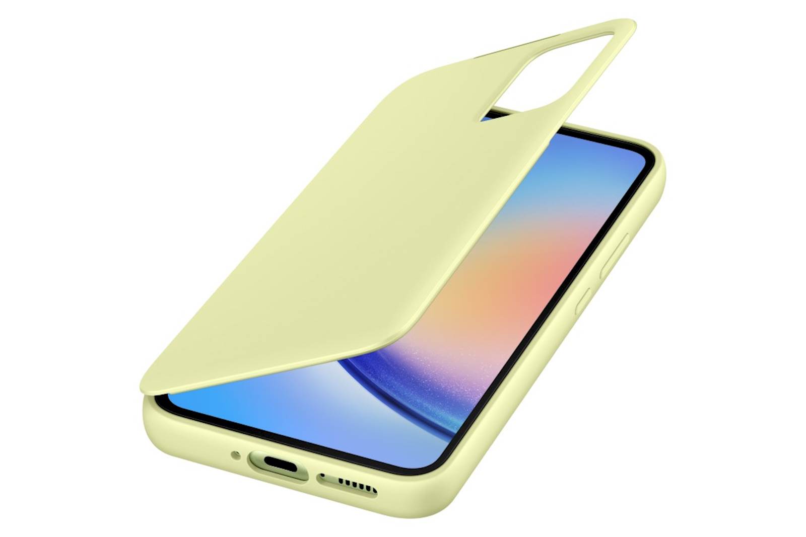 Ovitek Samsung Galaxy A34 Smart View Wallet Case Lime