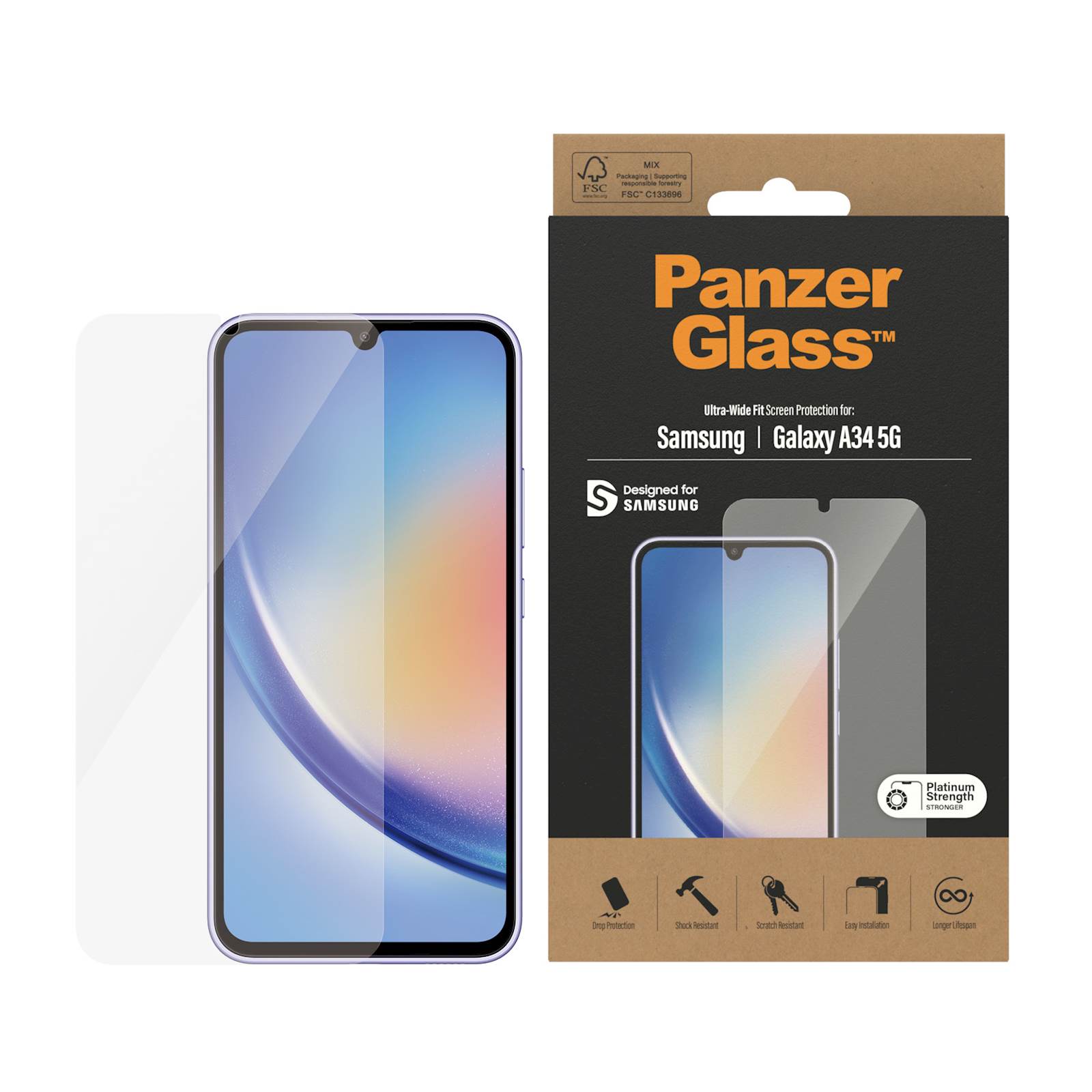 Zaščitno Steklo Panzerglass Galaxy A34 5G UWF