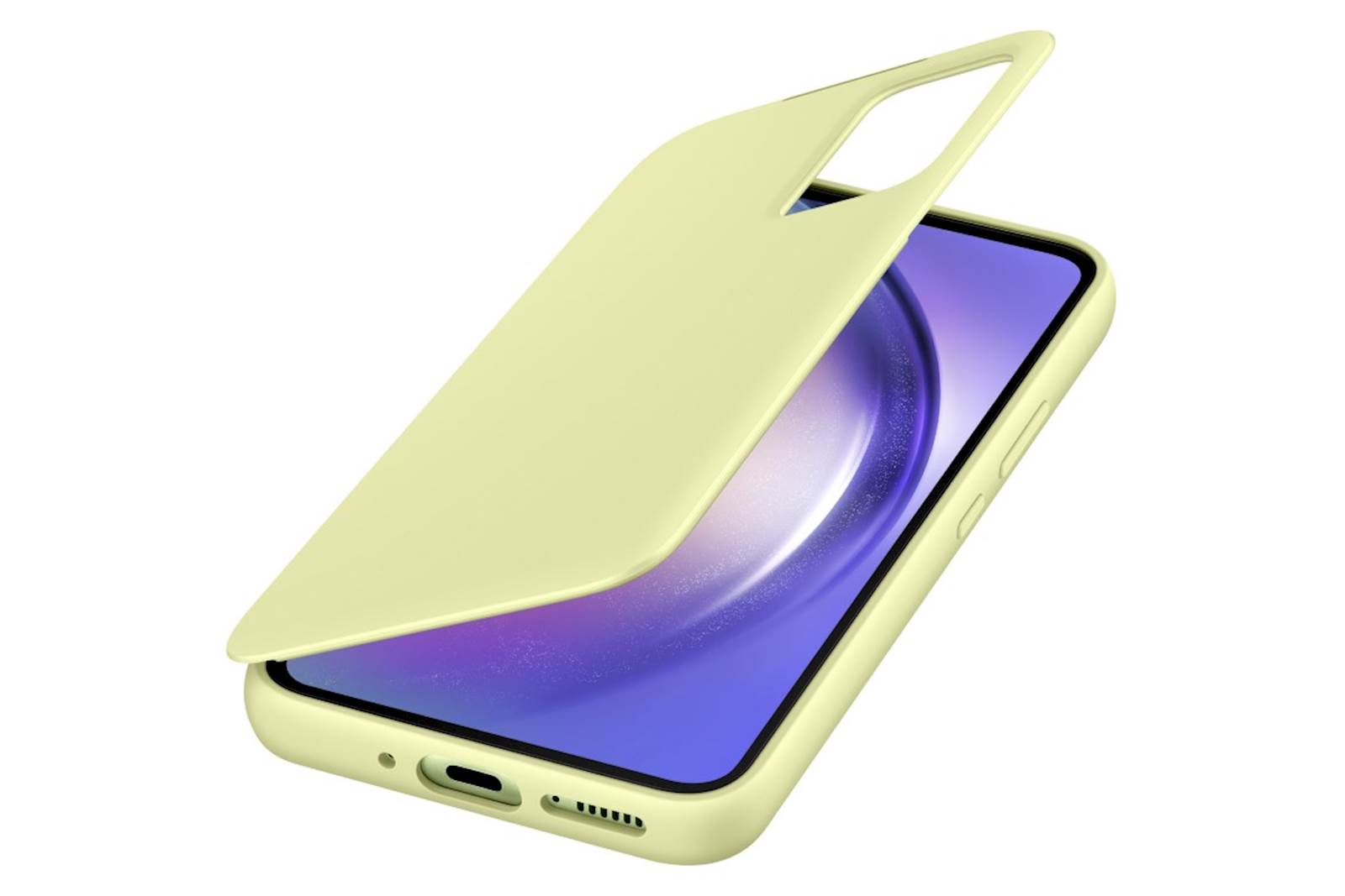 Ovitek Samsung Galaxy A54 Smart View Wallet Case Lime