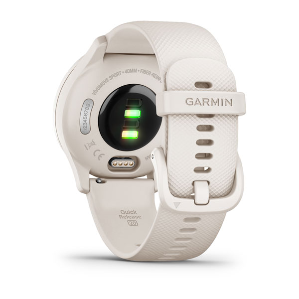 Hibridna pametna ura Garmin Vivomove Sport Ivory/Peach Gold