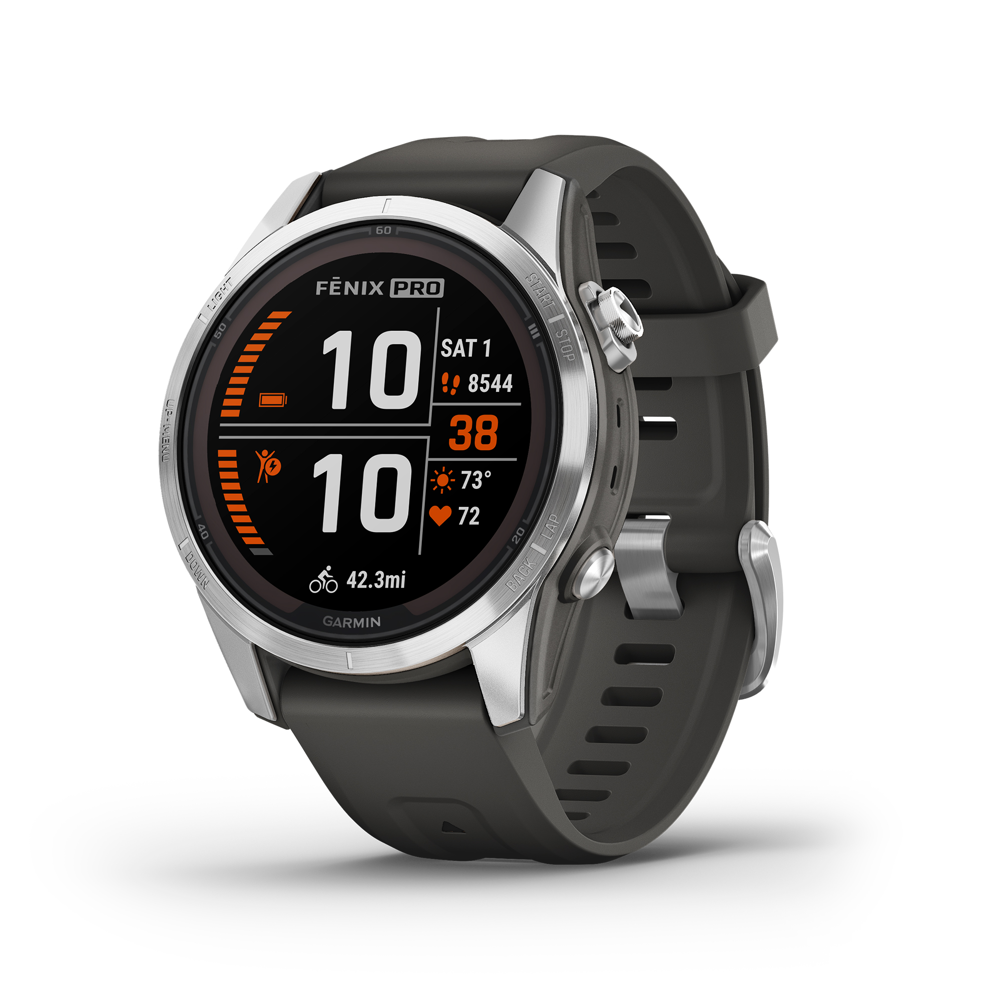 Pametna ura Garmin Fenix 7S Pro Solar črna