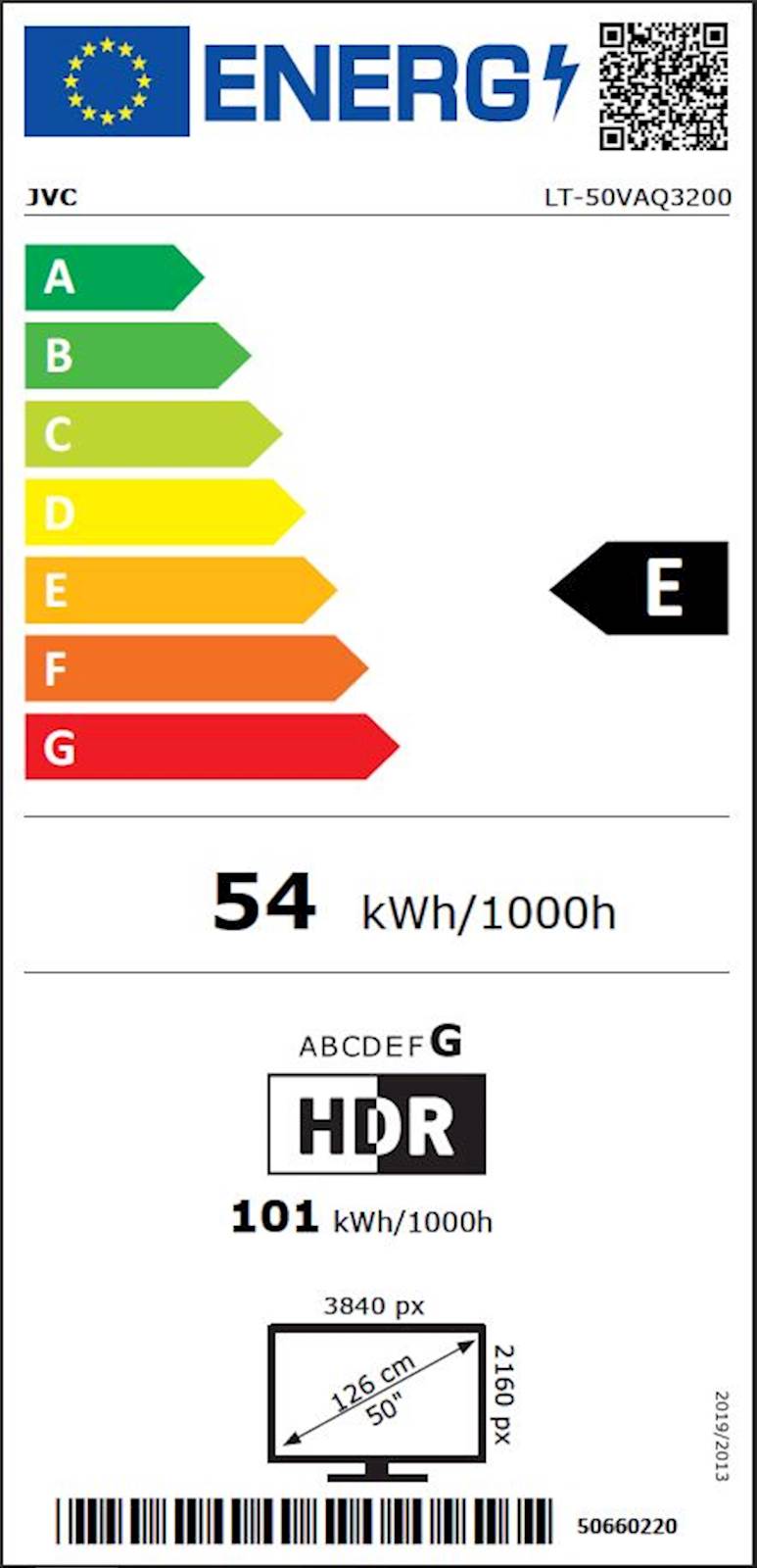 QLED TV JVC LT-50VAQ3200