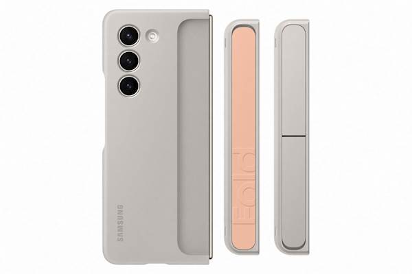 Preklopna torbica Samsung Galaxy Z Fold5 bež