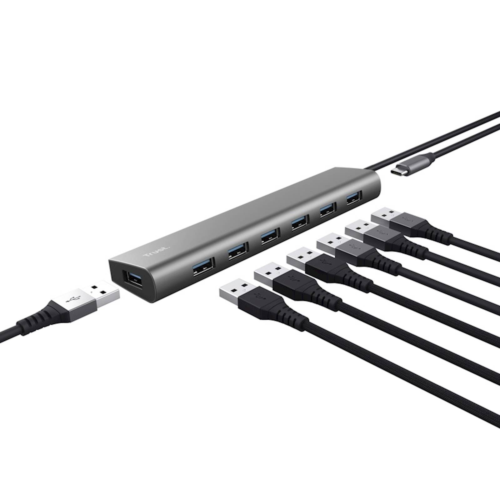 Usb razdelilnik Trust Halyx 7 Portni