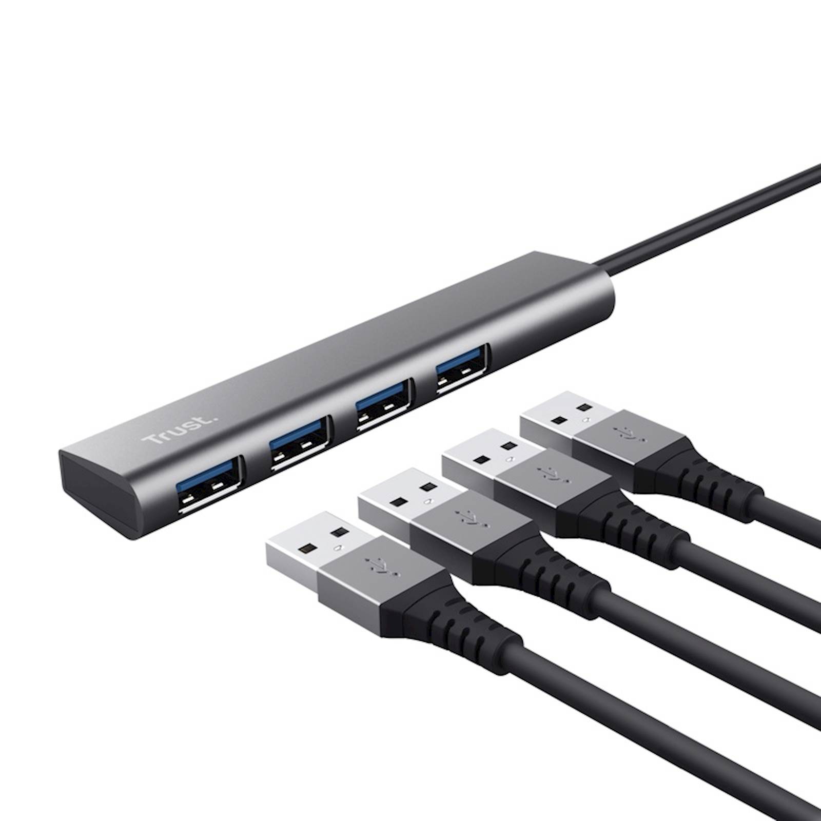 4 Portni Razdelilnik Trust USB HUB Halyx