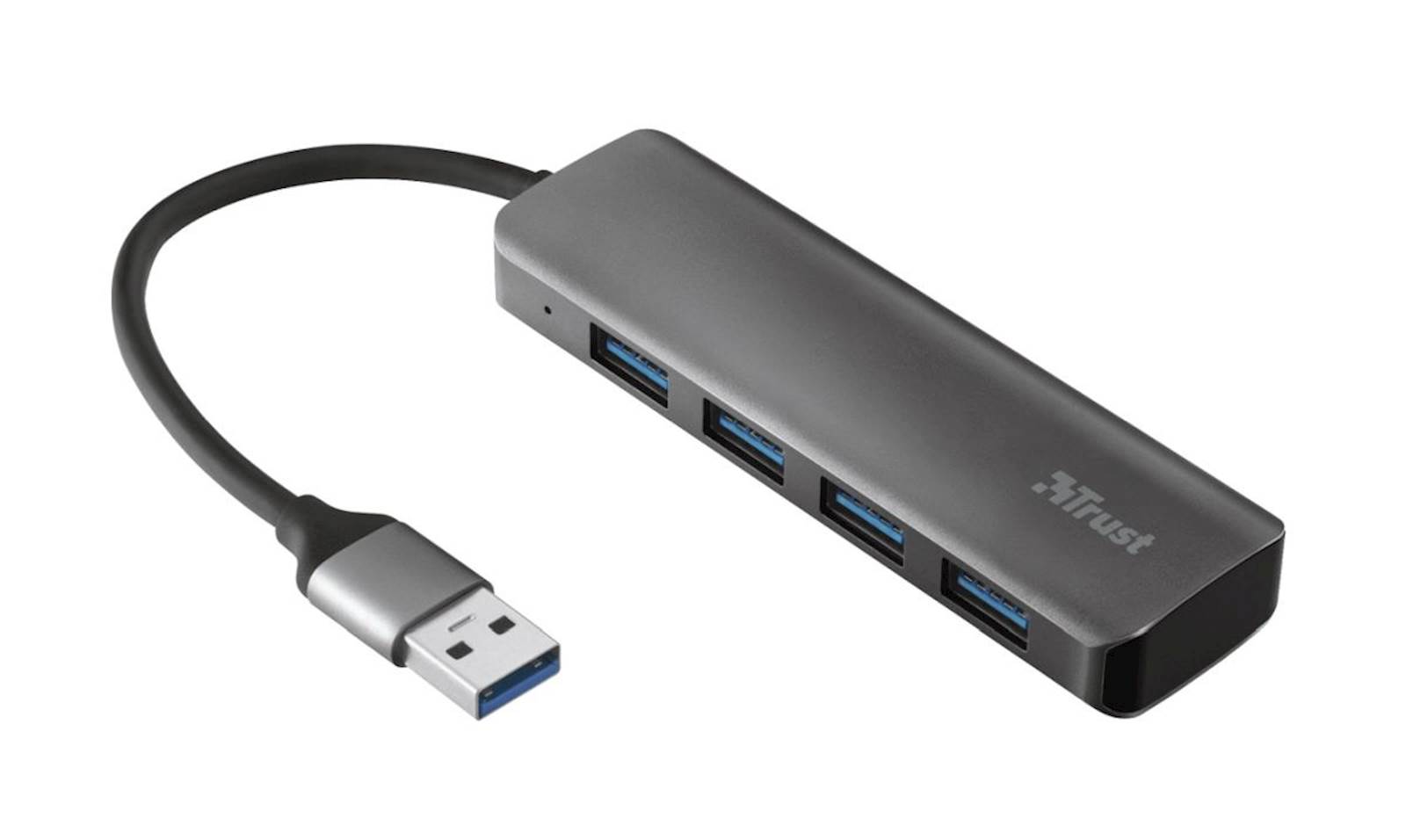 4 Portni razdelilnik Trust HUB Halyx Alumini USB 3.2