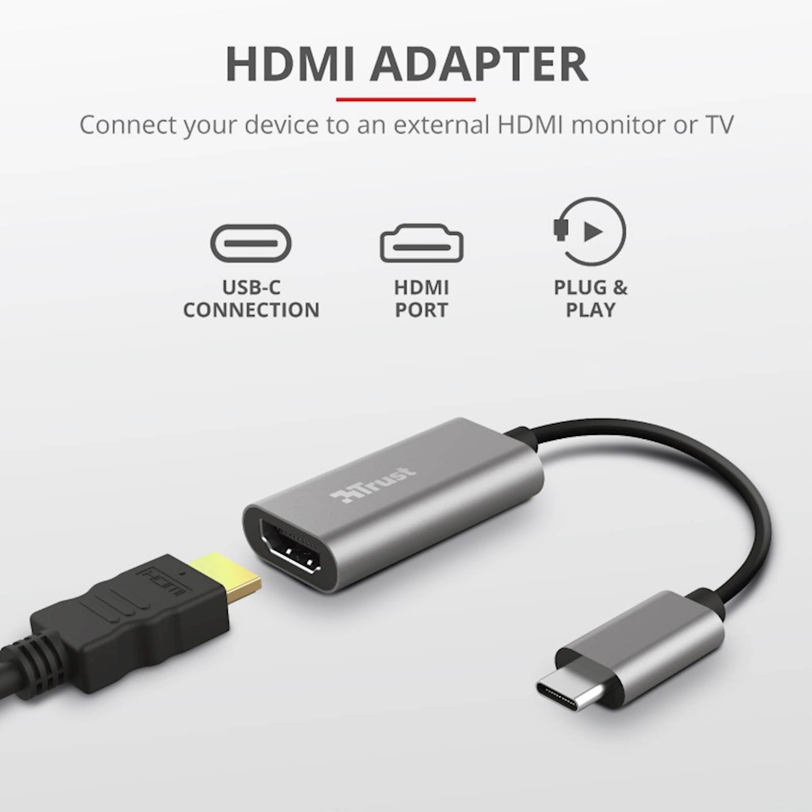 Trust Adapter Dalyx Usb-C Hdmi