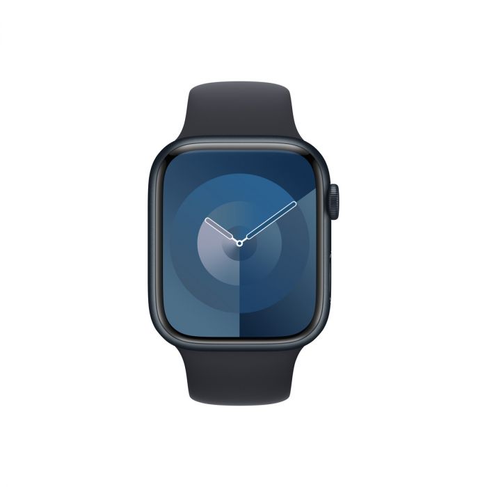 Apple Watch S9 GPS 45mm Midnight Black Aluminum Case z Midnight Black Sport Band - M/L