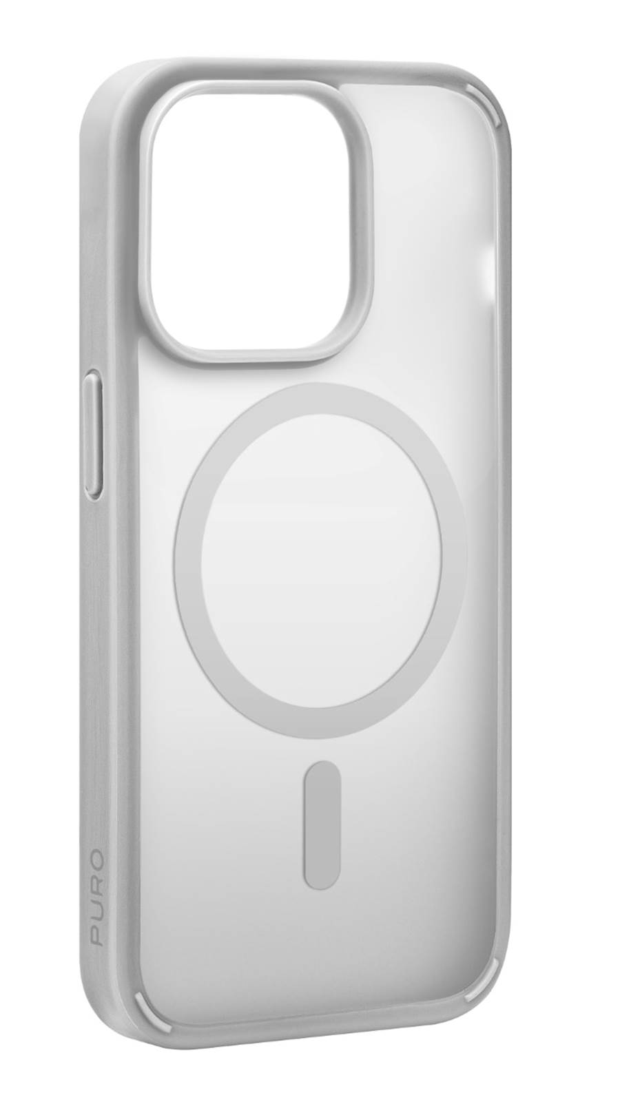 Ovitek Puro Gradient iPhone 15 Pro Srebrn