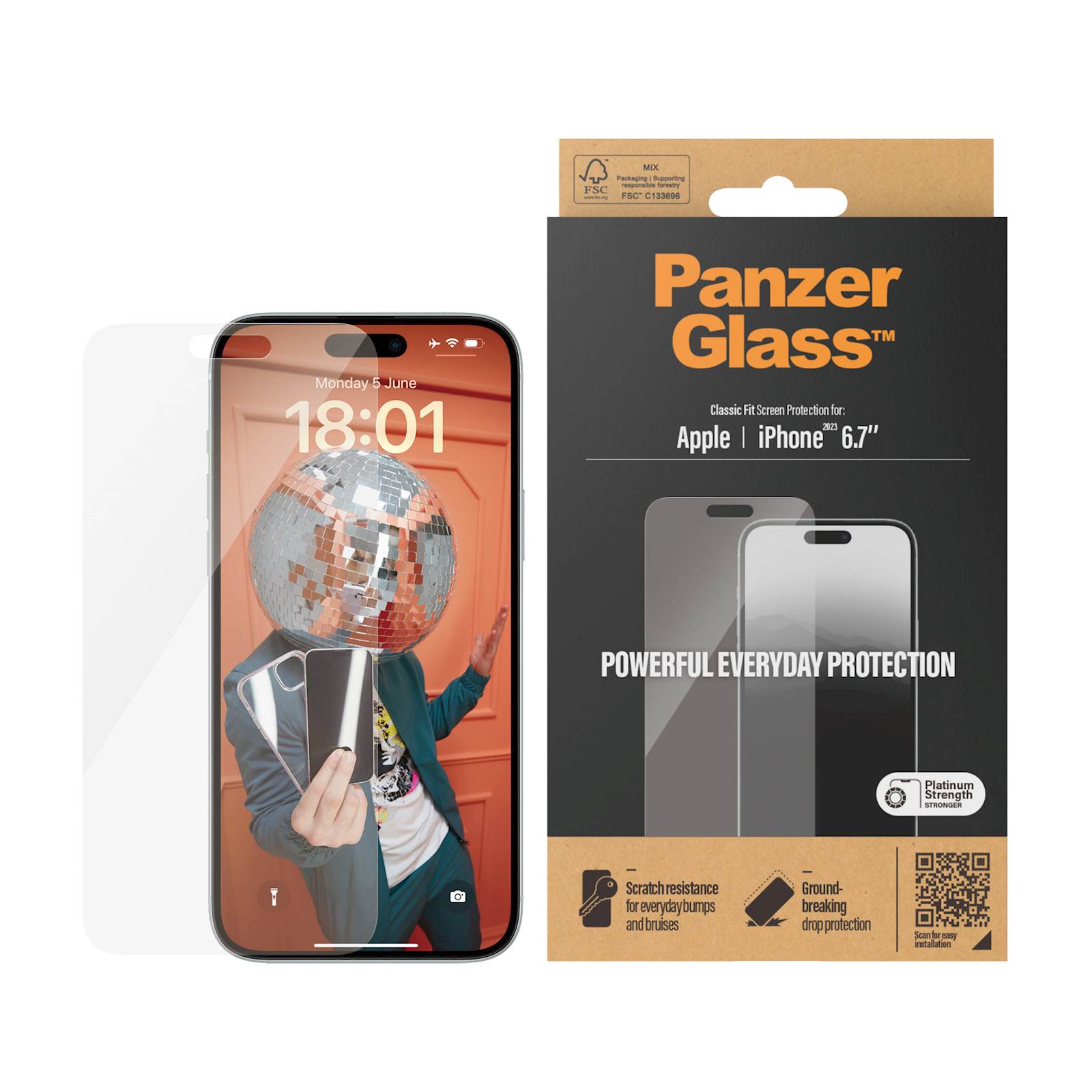 Zaščitno steklo Panzerglass Apple iPhone 15 Plus