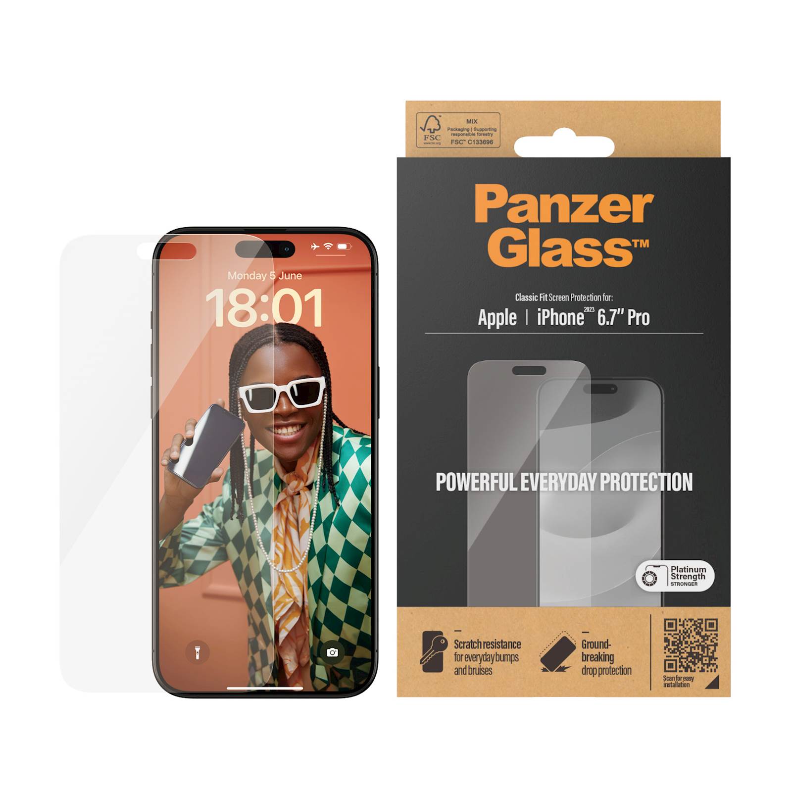 Zaščitno steklo Panzerglass iPhone 15 Pro Max