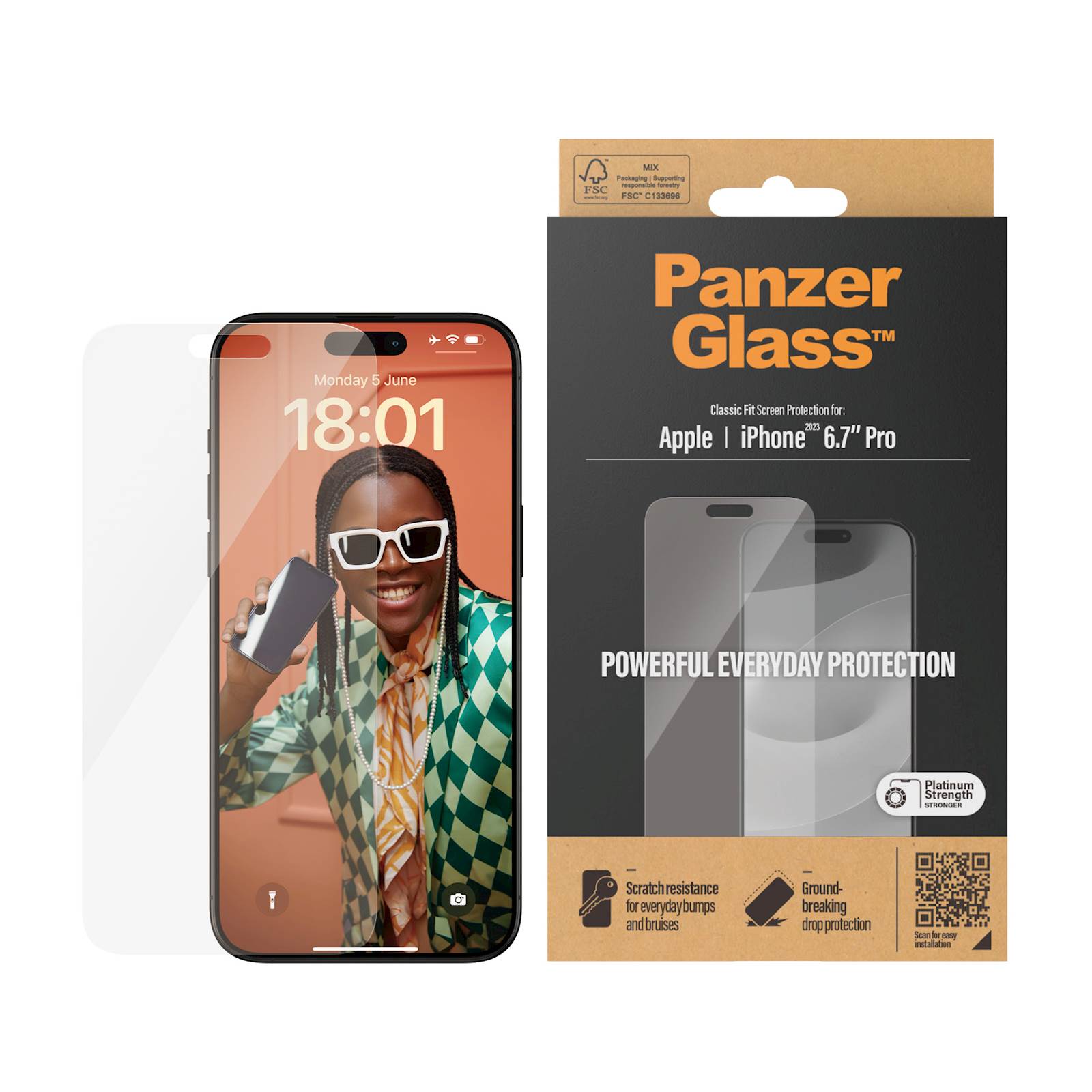 Zaščitno steklo Panzerglass Apple iPhone 15 Pro Max