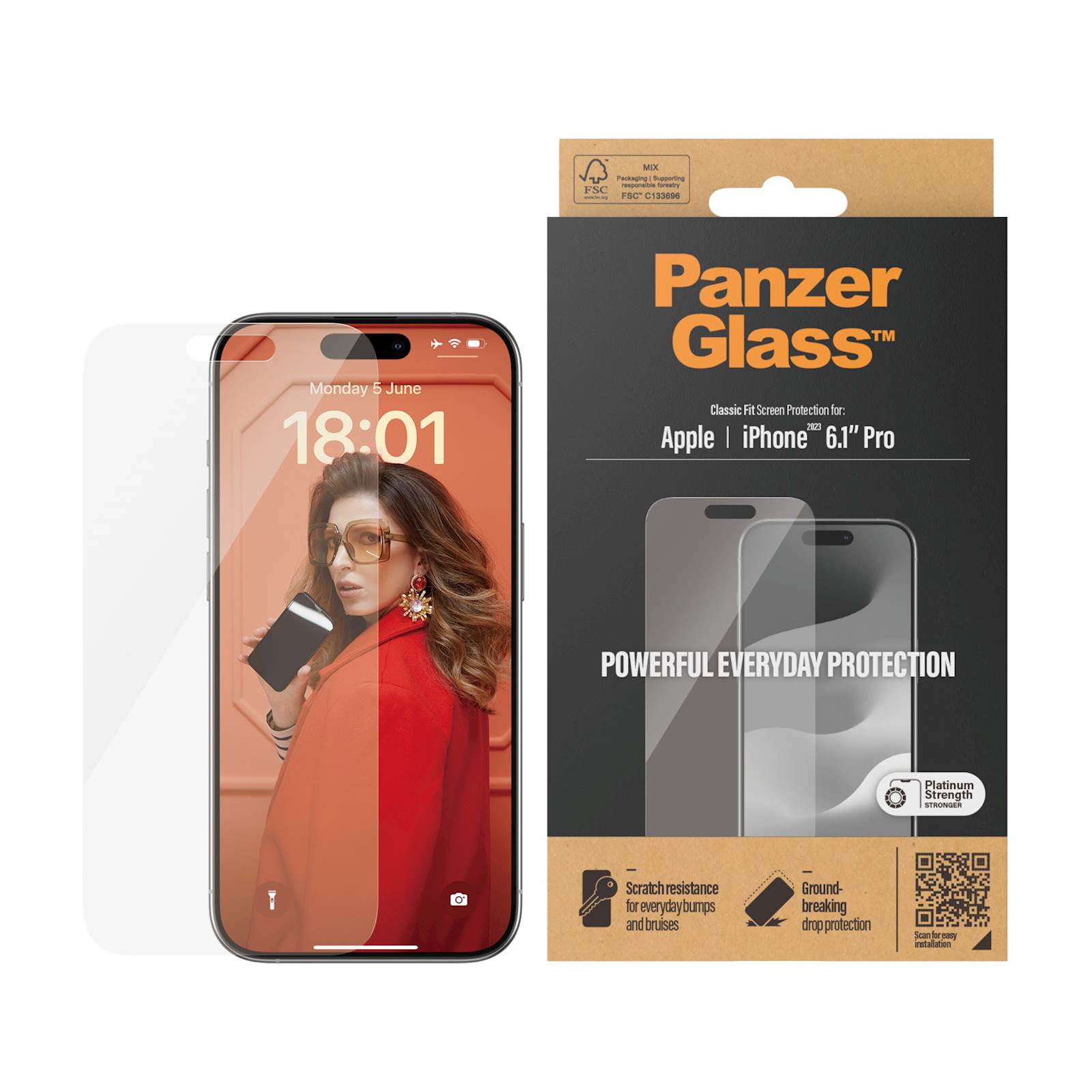 Zaščitno steklo Panzerglass Apple iPhone 15 Pro